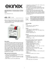 Ekinex EK-GD2-TP-1-HV Quick Start Manual