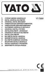 YATO YT-73081 Original Instructions Manual