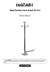 Mr. Blacksmith 9168097 Owner's Manual