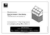 Palram Plant Inn Compact - Clear Glazing Assembly Instructions Manual