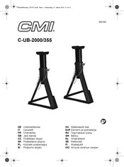CMi C-UB-2000/355 Original Instructions Manual