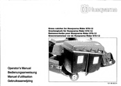 Husqvarna Rider 970-12 Operator's Manual