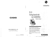 Casio CASSIOPEIA E-11 Getting Started
