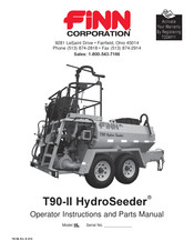 Finn HydroSeeder T90-II User Manual And Installation Instructions