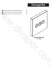 Hans Grohe Sanibel 5001 A18 14736000 Instructions For Use/Assembly Instructions