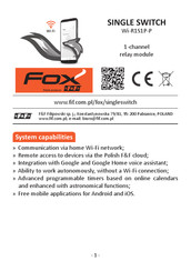 F&F FOX WI-R1S1-H Manual