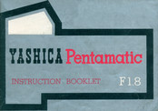 Yashica Pentamatic F1.8 Instruction Booklet