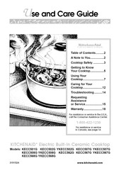 Kitchenaid KECC501G Use And Care Manual