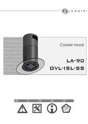 Luxair LA 90 DOWNDRAFT BLK Installation Manual
