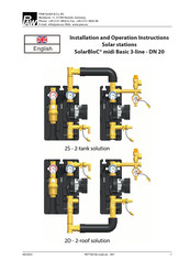 PAW SolarBloC midi 2D Installation And Operation Instruction Manual