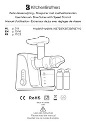 KitchenBrothers KB738 User Manual