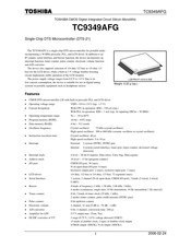 Toshiba TC9349AFG Manual