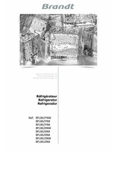 Brandt BFL8620NA Instruction Manual