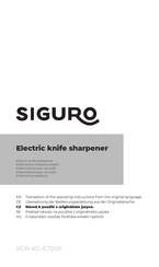 SIGURO SGR-KG-E720Y Translation Of The Operating Instructions