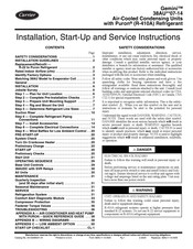 Carrier Gemini 38AU 14 Series Installation, Start-Up And Service Instructions Manual