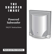 Sharper Image SA251 Instructions Manual