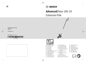 Bosch AdvancedShear 18V-10 Extension Pole Original Instructions Manual