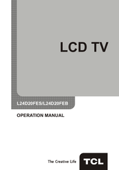 TCL L24D20FEB Operation Manual