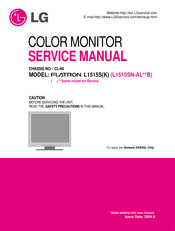 LG FLATRON L1515SK Service Manual