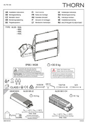 Thorn ALG5-504L Installation Instructions Manual