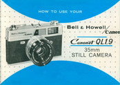 Bell and Howell Canon Canonet QL17 How To Use Manual