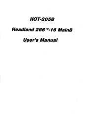 HEADLAND HOT-205B User Manual
