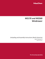 MacDon M2170 Unloading And Assembly Instructions