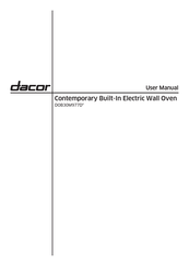 Dacor DOB30M977D series User Manual