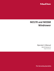 MacDon M2170 Operator's Manual