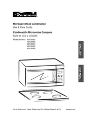 Kenmore 401.80089 Use & Care Manual