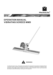 Masalta MMD Operation Manual
