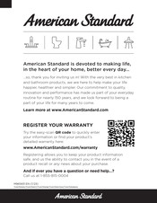 American Standard Colony pro TU075507 Owner's Manual