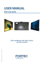 Fortec Star ECO-Line Series User Manual