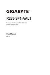 Gigabyte R283-SF1-AAL1 User Manual