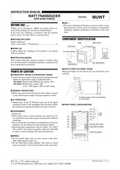 Mg MUWT Instruction Manual