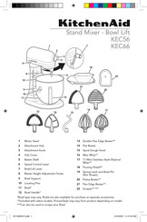 KitchenAid KEC56 Manual