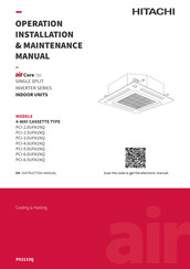 Hitachi PCI-6.0UFA1NQ Operation Installation Maintenance Manual