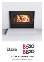 Blaze B520 Operating Instructions Manual