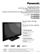 Panasonic VIERA TH-46PZ85U Manuals | ManualsLib