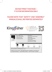 Blooma 5059340231525 Manual