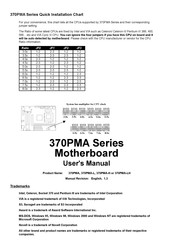 Taiwan Commate Computer Inc. 370PMA Series Quick Installation