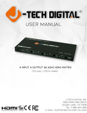 J-TECH JTECH-M44D User Manual
