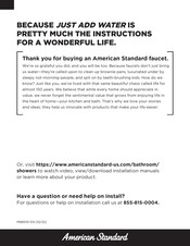 American Standard 12611944024 Manual