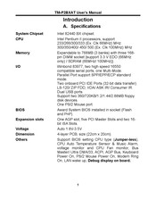 Totem TM-P2BXAT User Manual