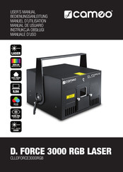 Cameo D. FORCE 3000 RGB LASER User Manual