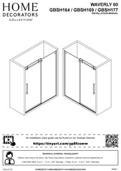 Home Decorators Collection GBSH177 Installation Manual