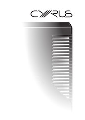 Cyrus Pre2 DAC User Instructions