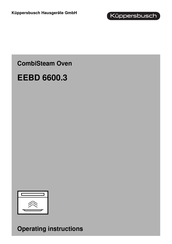 Kuppersbusch EEBD 6600.3 Operating Instructions Manual