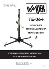 PRO LIFTS VMB TE-064 Operating Instructions & User Manual