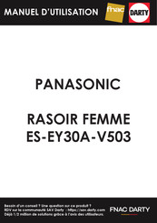 Panasonic ES-EY30A-V503 Operating Instructions Manual